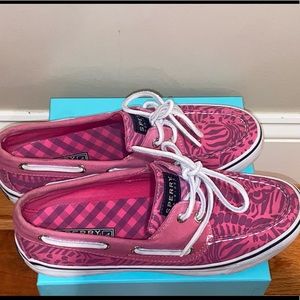 SPERRY TOP SIDER Women's Leopard Print Boat Shoes